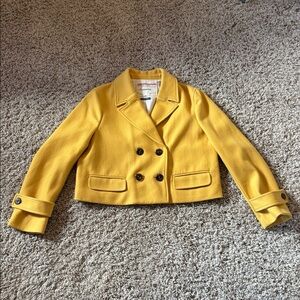 Anthropologie Cartonnier Yellow Jacket Blazer